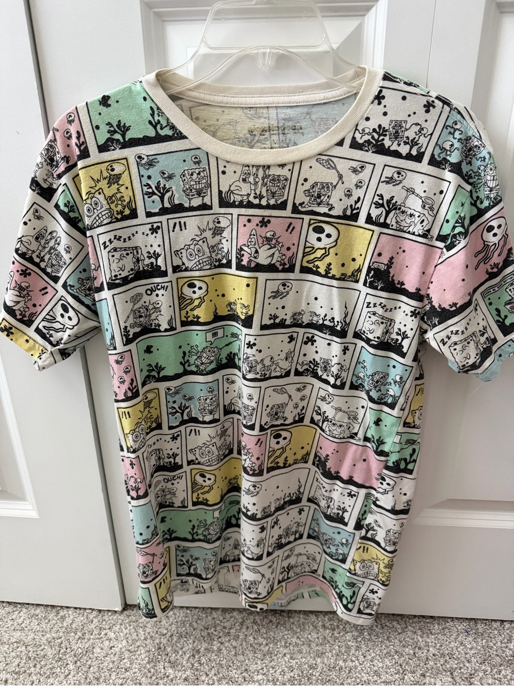 Y2K Style Men’s Nickelodeon SpongeBob SquarePants Graphic T Shirt